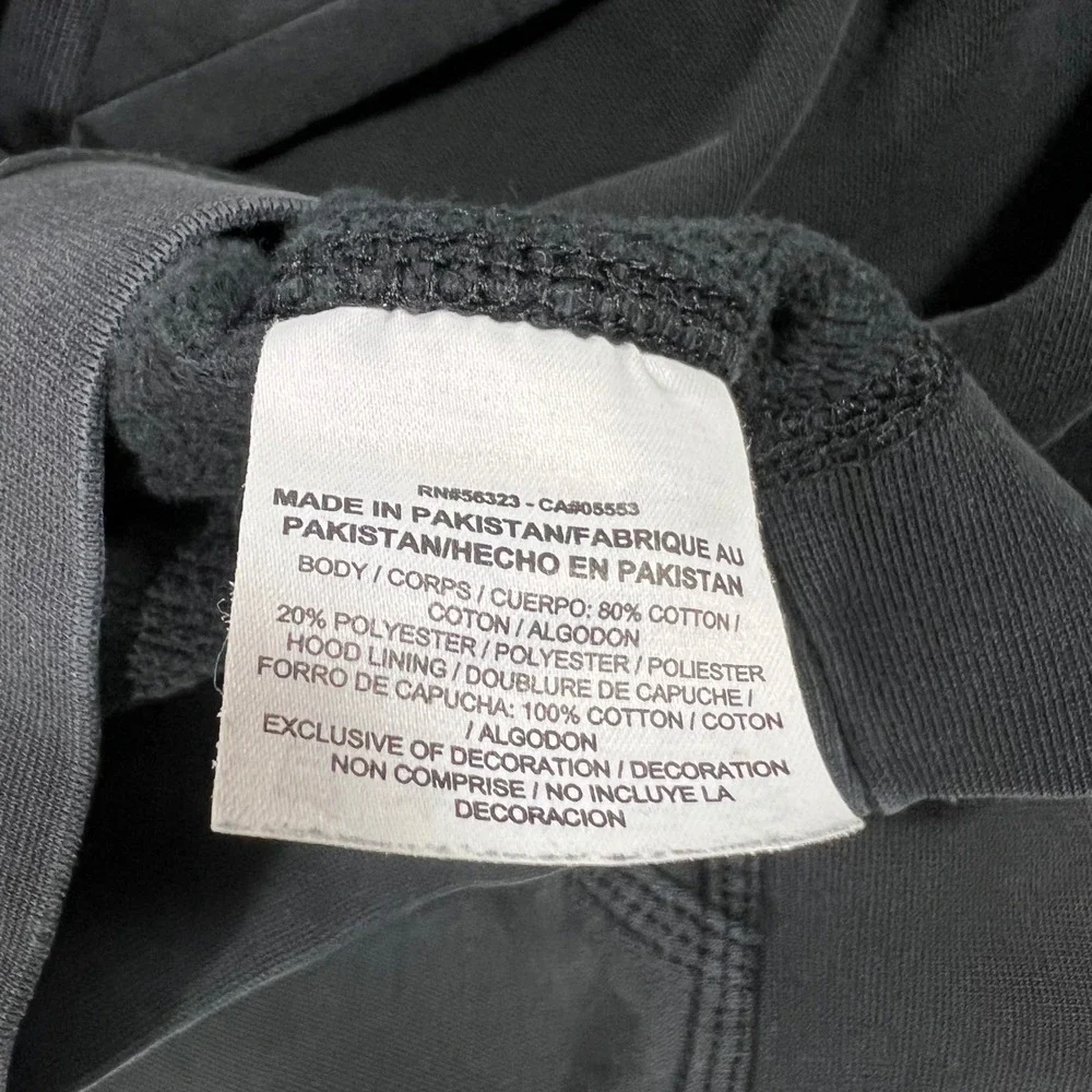 NIKE Sportswear Club Fleece Hoodie Mens XL Black Good Sun Fade 611457 Hoody 2015